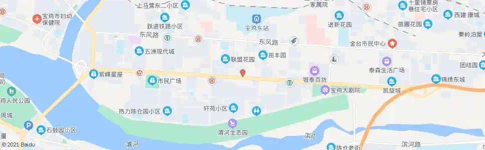 宝鸡金台地税局联盟汽配城_公交站地图_宝鸡公交_妙搜公交查询2025