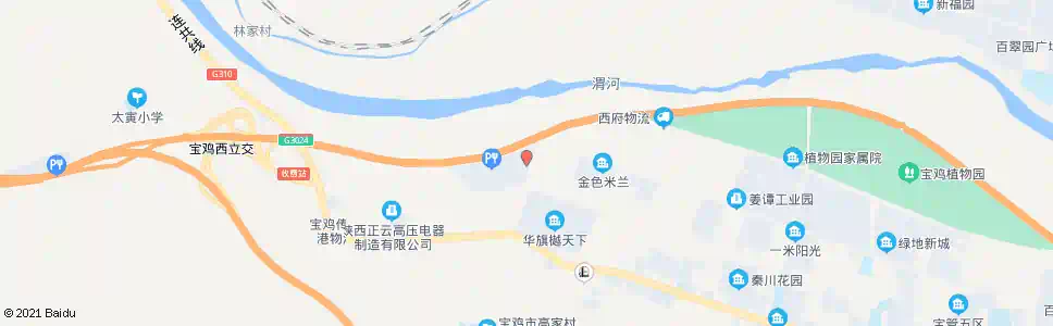 宝鸡燃气公司储配站_公交站地图_宝鸡公交_妙搜公交查询2025