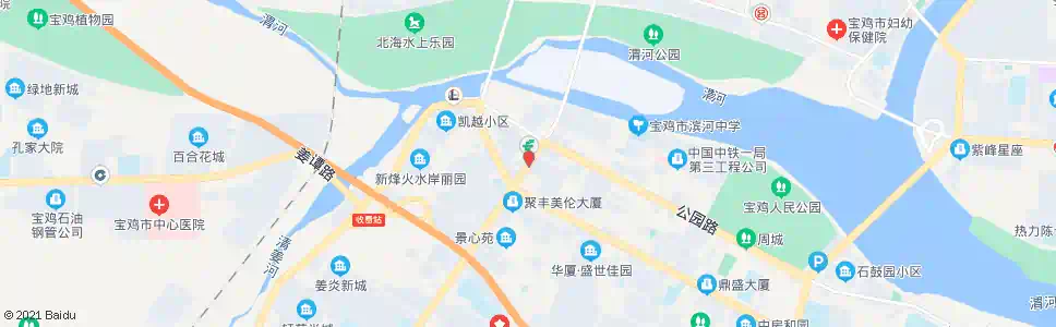 宝鸡胜利桥南_公交站地图_宝鸡公交_妙搜公交查询2025