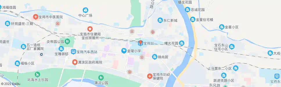 宝鸡自来公司_公交站地图_宝鸡公交_妙搜公交查询2025