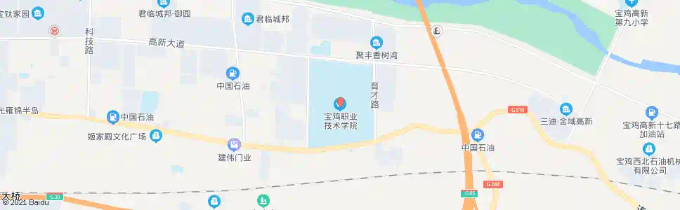 宝鸡职业技术学院_公交站地图_宝鸡公交_妙搜公交查询2025