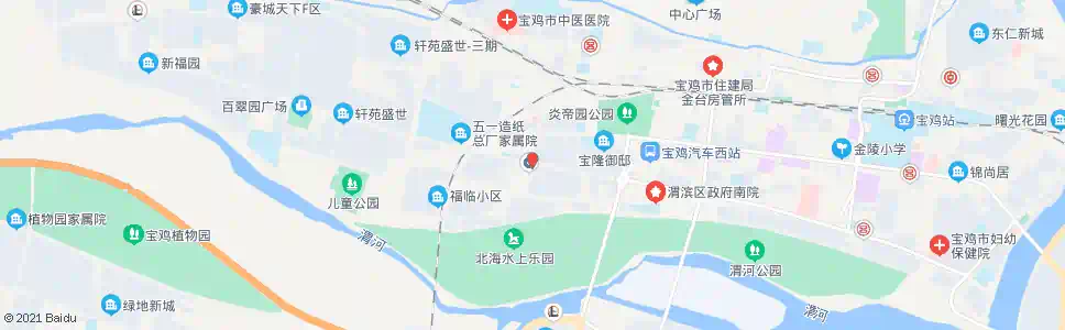 宝鸡自来水公司_公交站地图_宝鸡公交_妙搜公交查询2025