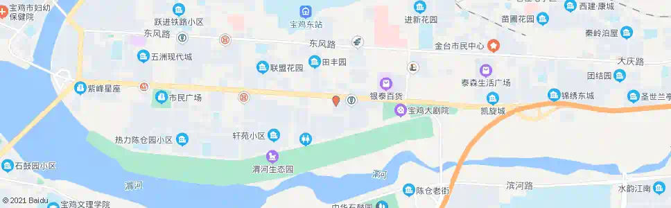 宝鸡燃气大厦_公交站地图_宝鸡公交_妙搜公交查询2025