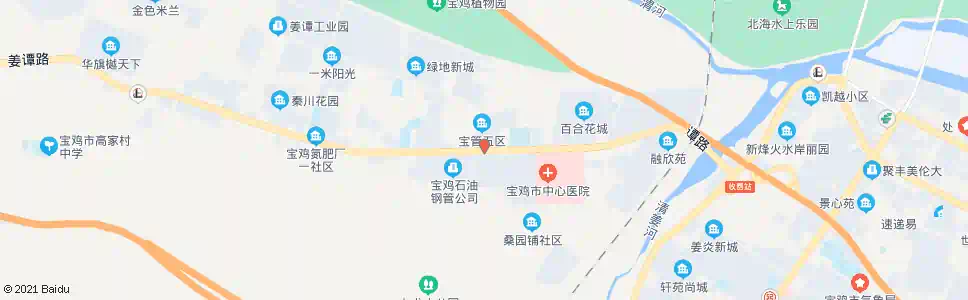 宝鸡宝鸡钢管厂_公交站地图_宝鸡公交_妙搜公交查询2025