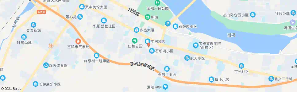 宝鸡石坝河_公交站地图_宝鸡公交_妙搜公交查询2025