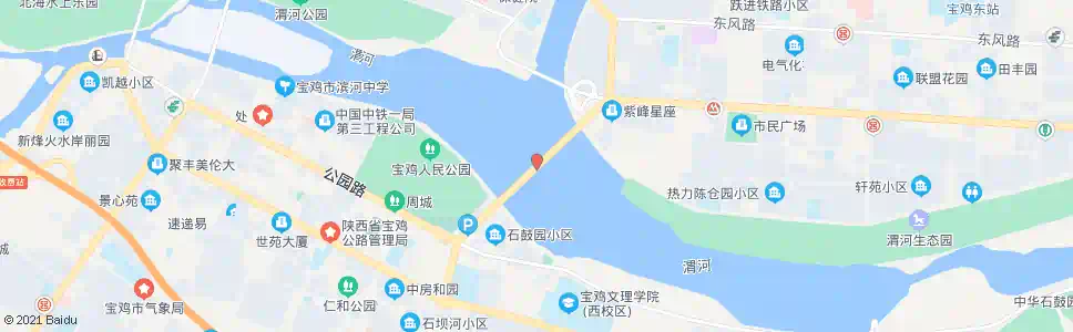 宝鸡金渭大桥南_公交站地图_宝鸡公交_妙搜公交查询2025