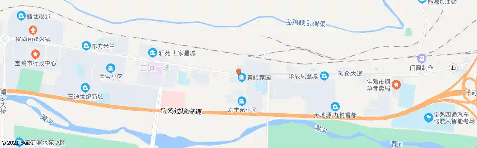 宝鸡林业局家属院_公交站地图_宝鸡公交_妙搜公交查询2025