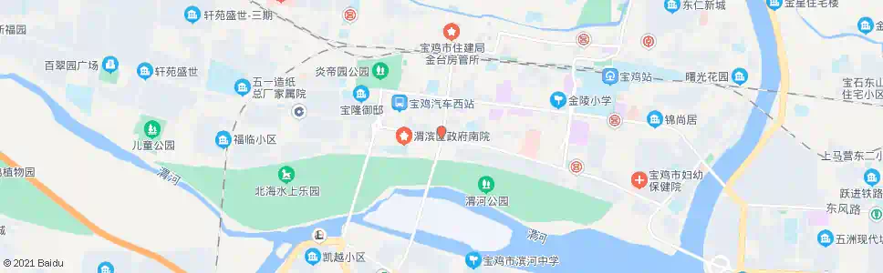 宝鸡胜利桥北_公交站地图_宝鸡公交_妙搜公交查询2025