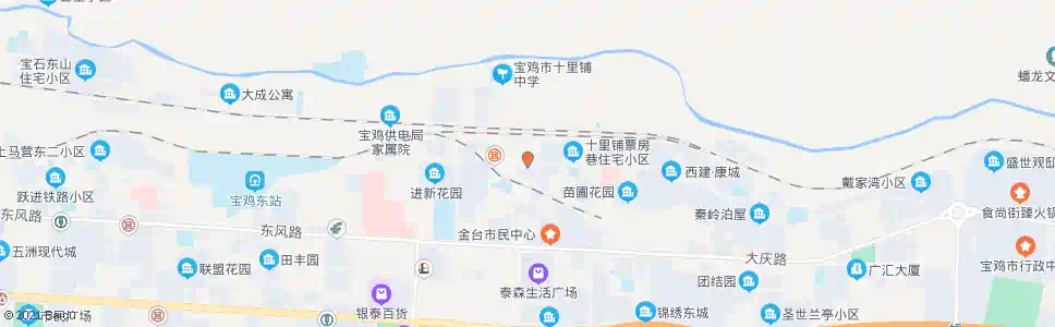 宝鸡大荣纺织_公交站地图_宝鸡公交_妙搜公交查询2025