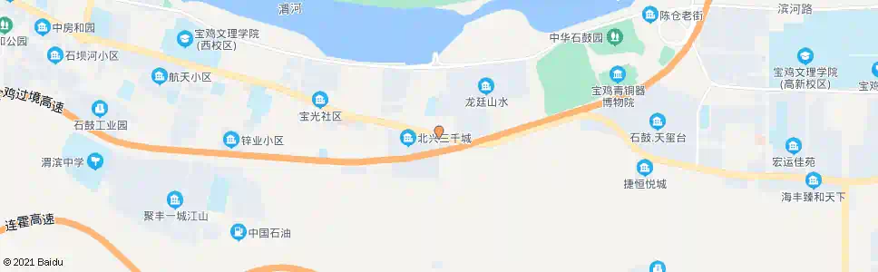 宝鸡北兴三千城(石嘴头)_公交站地图_宝鸡公交_妙搜公交查询2025