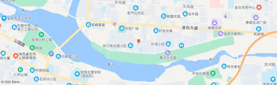 宝鸡陈仓园市场_公交站地图_宝鸡公交_妙搜公交查询2025