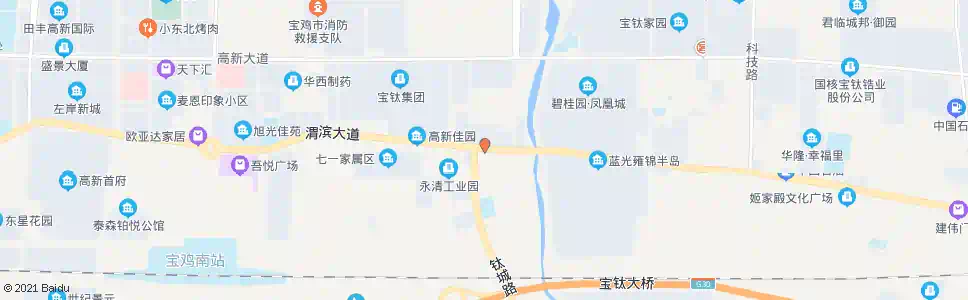 宝鸡昌盛路南口_公交站地图_宝鸡公交_妙搜公交查询2025