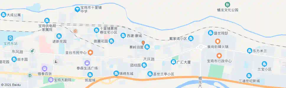 宝鸡油毡厂_公交站地图_宝鸡公交_妙搜公交查询2025