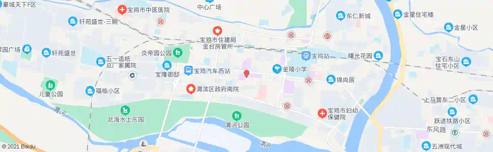 宝鸡汉中路_公交站地图_宝鸡公交_妙搜公交查询2025