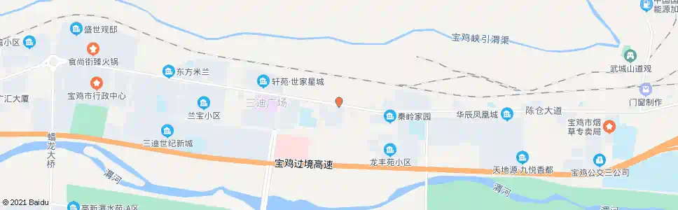 宝鸡龙丰村_公交站地图_宝鸡公交_妙搜公交查询2025