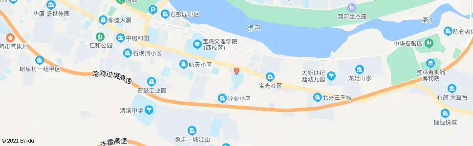 宝鸡五三七医院(省第二商贸学校)_公交站地图_宝鸡公交_妙搜公交查询2025