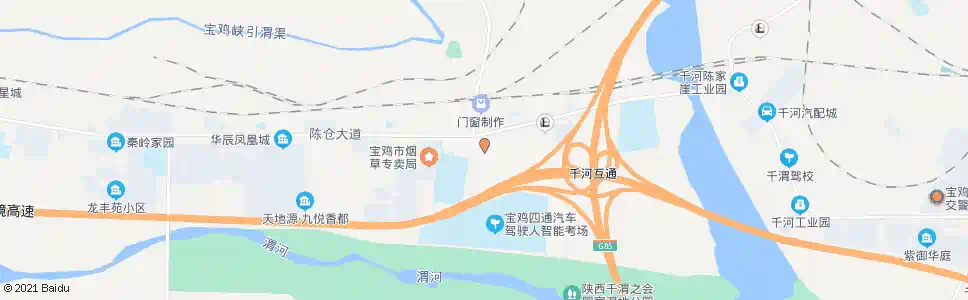 宝鸡华誉物流_公交站地图_宝鸡公交_妙搜公交查询2025