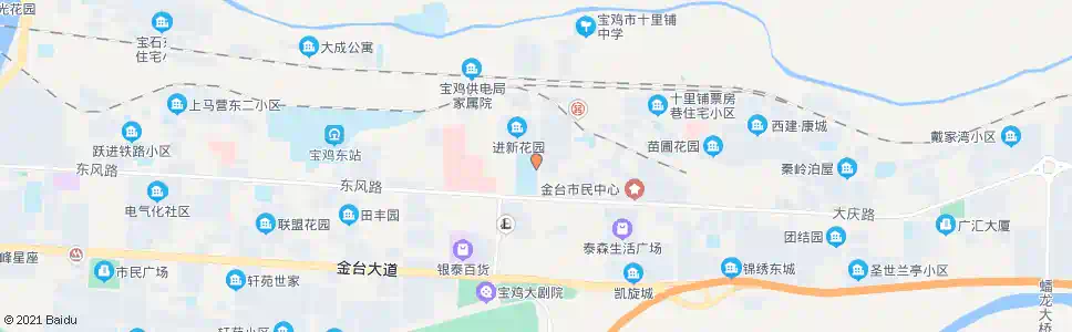 宝鸡斗鸡剧院_公交站地图_宝鸡公交_妙搜公交查询2025