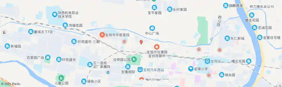 宝鸡昌炎世福大院_公交站地图_宝鸡公交_妙搜公交查询2025