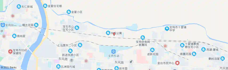 宝鸡自强中专_公交站地图_宝鸡公交_妙搜公交查询2025