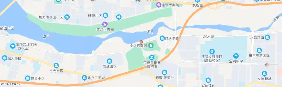 宝鸡中华石鼓园_公交站地图_宝鸡公交_妙搜公交查询2025