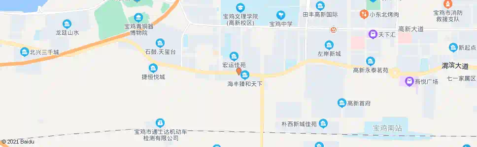宝鸡创新路南口_公交站地图_宝鸡公交_妙搜公交查询2025