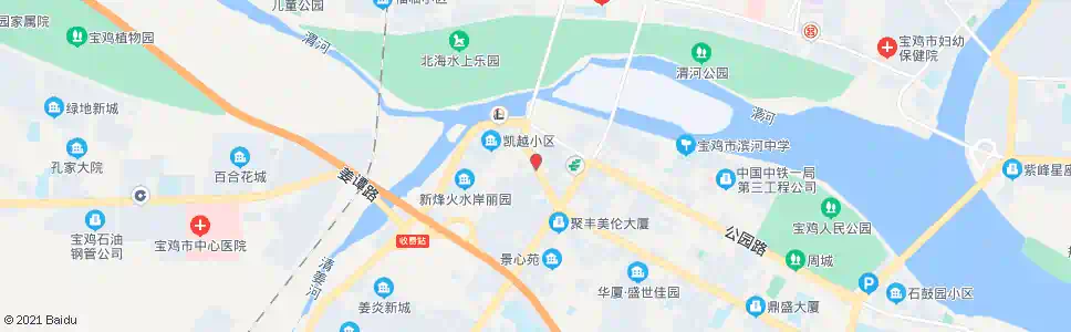宝鸡广元南路_公交站地图_宝鸡公交_妙搜公交查询2025