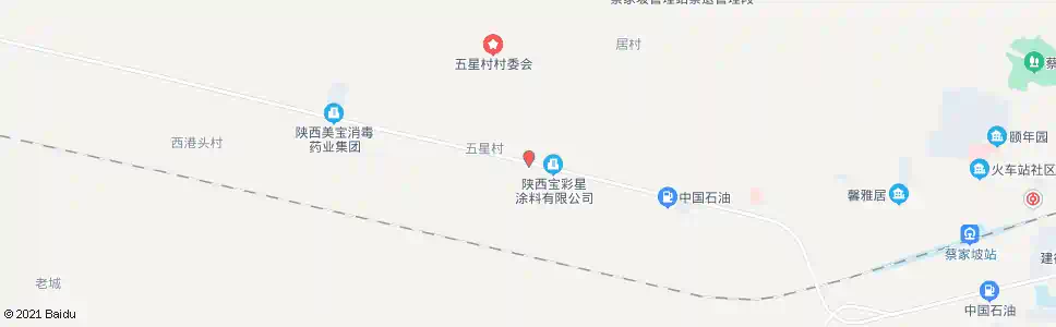 宝鸡五星村_公交站地图_宝鸡公交_妙搜公交查询2025