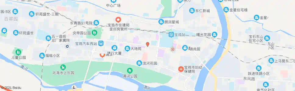 宝鸡人民医院_公交站地图_宝鸡公交_妙搜公交查询2025