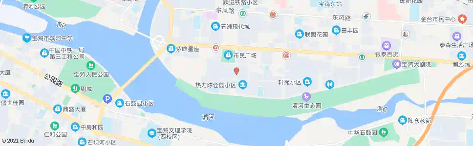 宝鸡陈仓园路口_公交站地图_宝鸡公交_妙搜公交查询2025