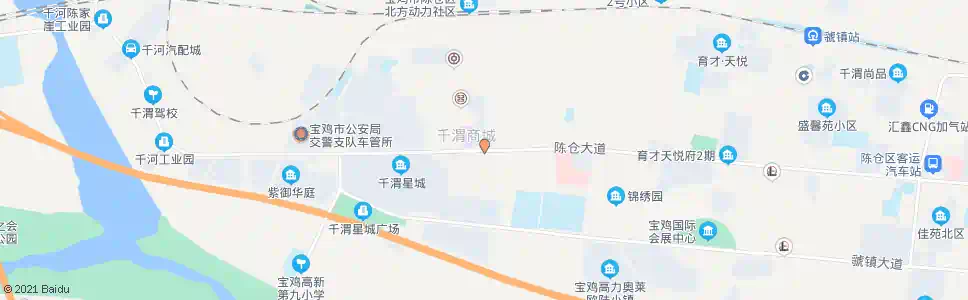 宝鸡李家崖_公交站地图_宝鸡公交_妙搜公交查询2025