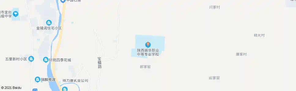 宝鸡振华学院_公交站地图_宝鸡公交_妙搜公交查询2025