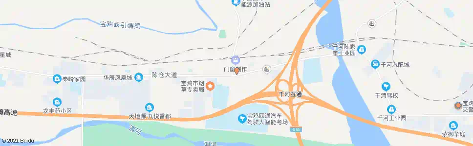 宝鸡底店路口_公交站地图_宝鸡公交_妙搜公交查询2025