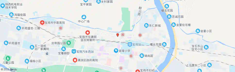 宝鸡汉中路南段_公交站地图_宝鸡公交_妙搜公交查询2025