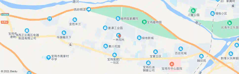 宝鸡宏杰制衣公司_公交站地图_宝鸡公交_妙搜公交查询2025