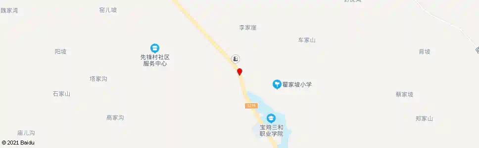 宝鸡翟家坡_公交站地图_宝鸡公交_妙搜公交查询2025