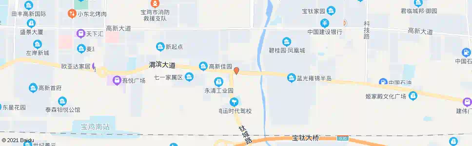 宝鸡汉中路南口_公交站地图_宝鸡公交_妙搜公交查询2025