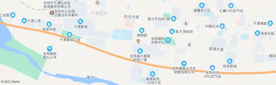 宝鸡陈仓物流园区_公交站地图_宝鸡公交_妙搜公交查询2025