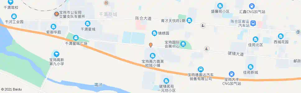 宝鸡陈仓物流园_公交站地图_宝鸡公交_妙搜公交查询2025