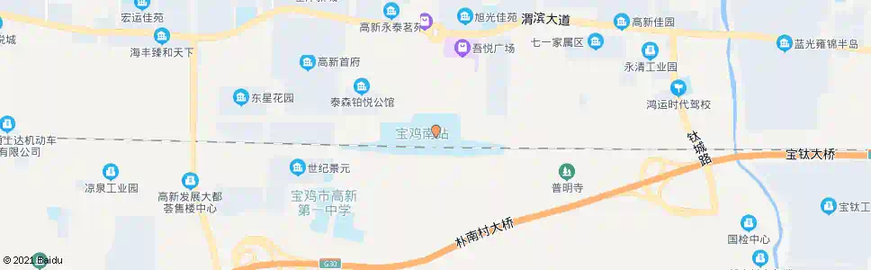 宝鸡南坡村_公交站地图_宝鸡公交_妙搜公交查询2025
