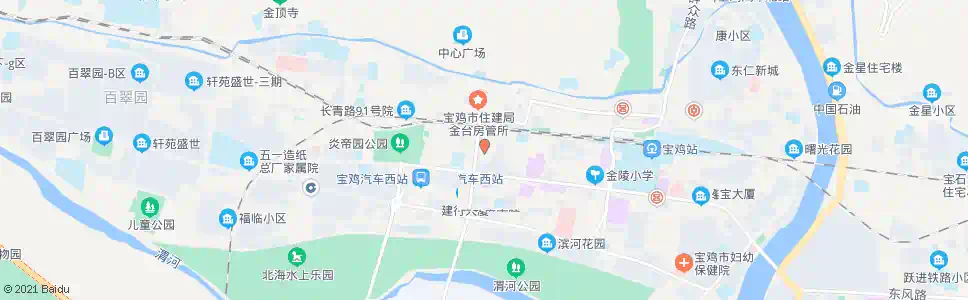 宝鸡陕西育才专修学院_公交站地图_宝鸡公交_妙搜公交查询2025