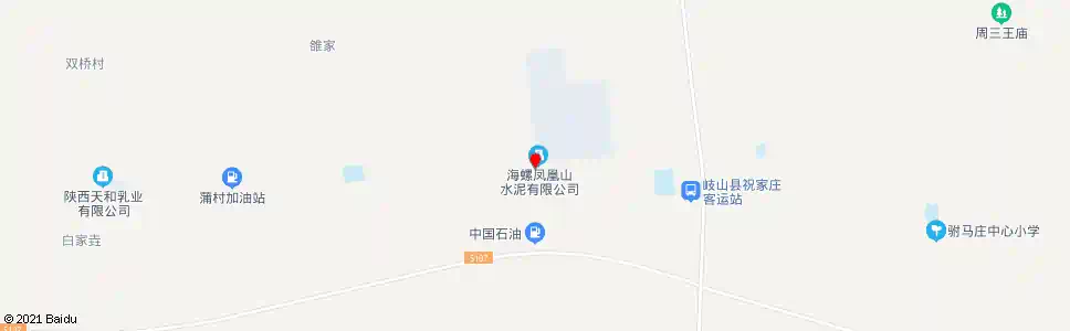 宝鸡桥镇水泥厂_公交站地图_宝鸡公交_妙搜公交查询2025
