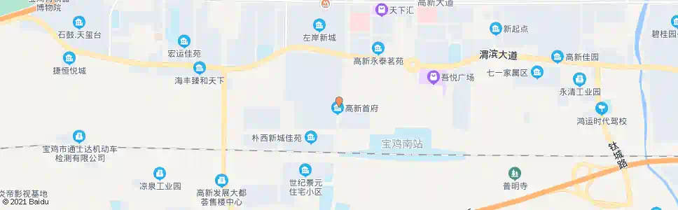 宝鸡和谐路口_公交站地图_宝鸡公交_妙搜公交查询2025