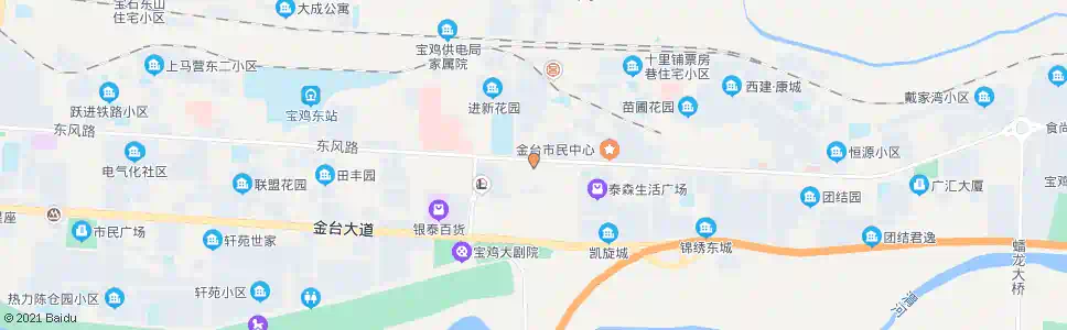 宝鸡供电所_公交站地图_宝鸡公交_妙搜公交查询2025