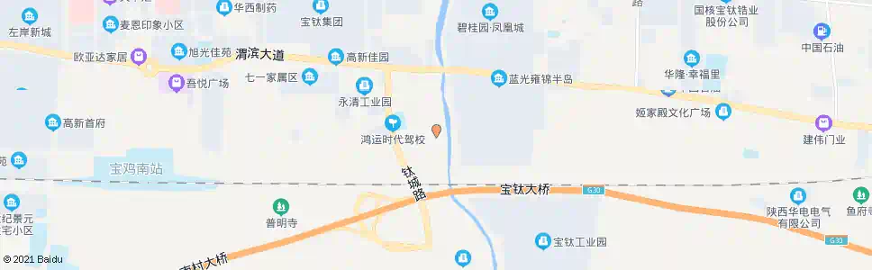 宝鸡永清村北_公交站地图_宝鸡公交_妙搜公交查询2025