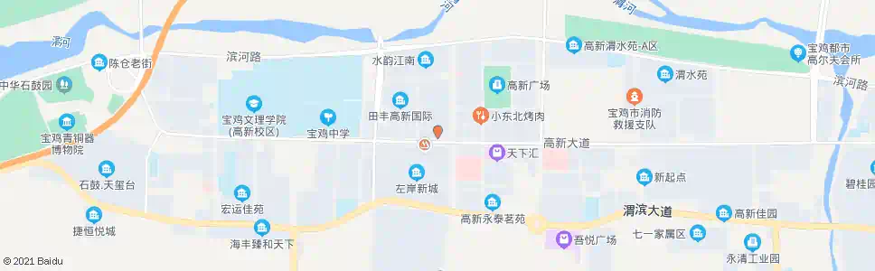 宝鸡广电网络_公交站地图_宝鸡公交_妙搜公交查询2025