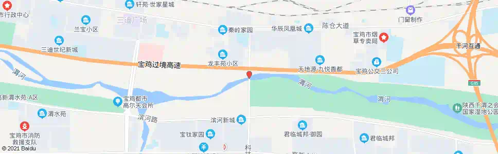 宝鸡卧龙大桥南_公交站地图_宝鸡公交_妙搜公交查询2025