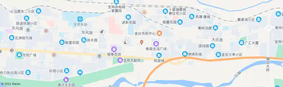 宝鸡电力宾馆_公交站地图_宝鸡公交_妙搜公交查询2025