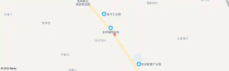 宝鸡洪水沟_公交站地图_宝鸡公交_妙搜公交查询2025