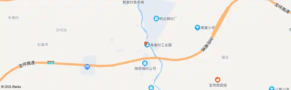 宝鸡高崖村_公交站地图_宝鸡公交_妙搜公交查询2025